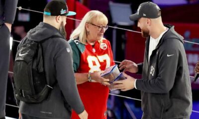 Jason Kelce’s mom celebrates as she finally