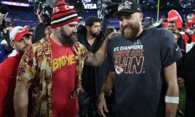 Jason and Travis Kelce Head to Europe