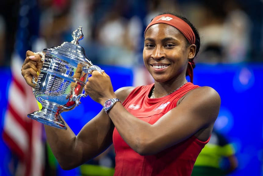 Coco Gauff has achieved in individual