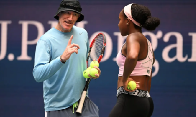 Coco Gauff and her coach