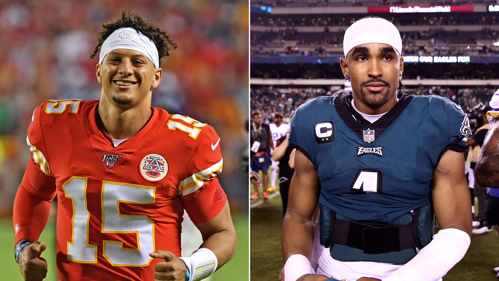 Patrick Mahomes vs Jalen Hurts: The statistics of the two quarterbacks who will play in Super Bowl 2025