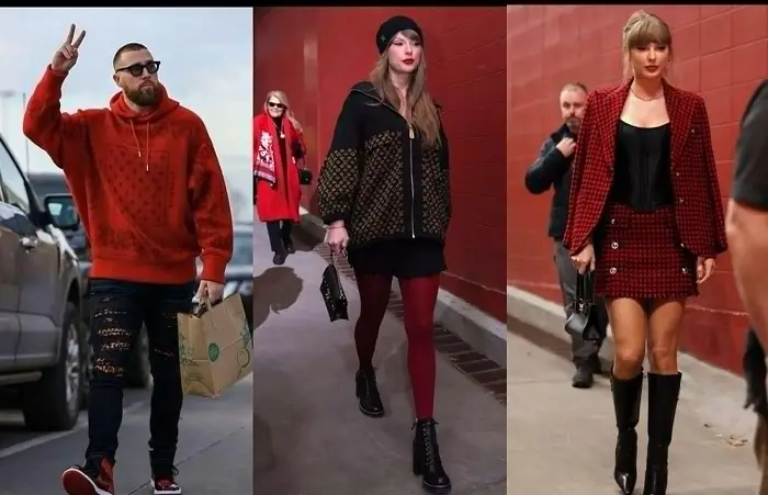 Travis Kelce Gushes Over Taylor Swift’s Chiefs Game-Day Outfits Ahead of 2025 Super Bowl